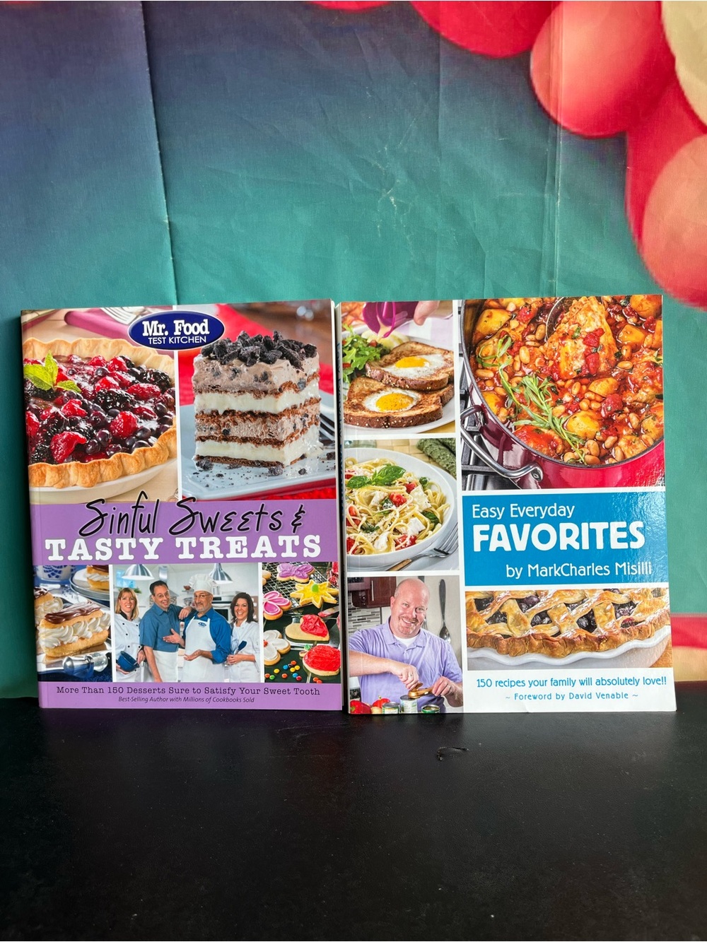 Sinful Sweets & Tasty Treats Cookbook - Purple Cover